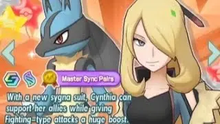 CYNTHIA'S GOT DRIP!! (Sygna Suit Aura Cynthia Master Fair Attempts) | Pok&eacute;mon Masters EX