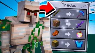 Minecraft BUT Iron Golem TRADE OP Items | Tab Gamerz