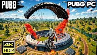 PUBG PC pero CAEMOS EN EL ESTADIO y se pone PICANTE! 😍 Estos GRAFICOS AL MÁXIMO se ven BRUTALES