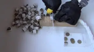 Архив. Рез каната #48 Benchmade Bone Collector Lock-Back 15050. D2