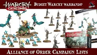 BUDGET WARCRY WARBANDS? Alliance of Order Campaign Lists - With The Salty Sea | Sylvaneth & Seraphon