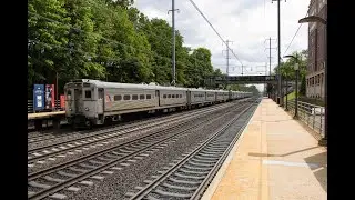 Amtrak & Transit Action On The Corridor At North Elizabeth