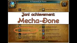 Jani mount: Mecha-Done achievement