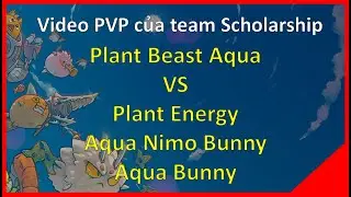 PVP Team Scholarship - Plant Beast Aqua VS PlantEnergy AquaNimoBunny AquaBunny | meGame Blockchain