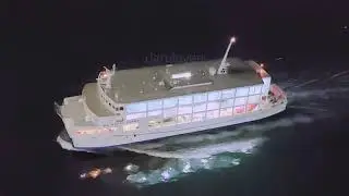Happy Ferry at Night | Ship Spotting from the Deck | 21 June 2022