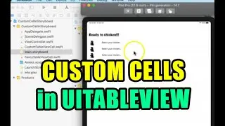 Custom Table View Cell Experiments