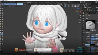 blenderCN 社区自发学习第二周 卡通角色制作流程01