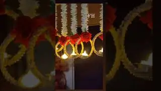 FH gajra toran with tea light