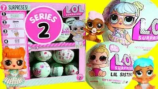 NEW LOL SURPRISE DOLLS SERIES 2 Lil Sister Season 2 Surprise Balls Opening & Big Sis DisneyCarToys