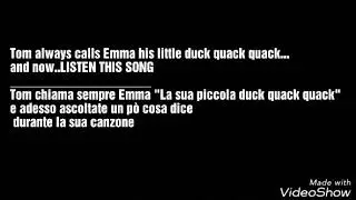 Tom Felton dedicated a song to Emma Watson?//Tom Felton ha davvero dedicato una canzone a Emma?
