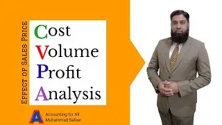 CVP Analysis | Price-Volume Relationship | Impact of sales price changes on volume