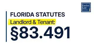 §83.491: Fee in Lieu of Security Deposit | Florida Landlord & Tenant