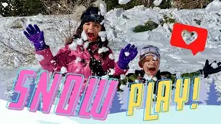 Fun in the Snow | Sledding | Snowman Making | Snowball Fight 🛷☃️❄️