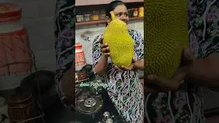 Fun cutting of the first jackfruit of the season #shorts #annapathiram