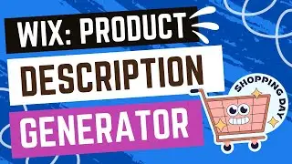 Using The Wix Store AI Product Description Generator