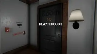 Room 303 - Playthrough (indie horror game)