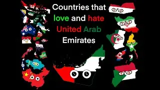 Countries that love and hate United Arab Emirates 🇦🇪 (New Data 2026)