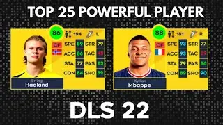 DLS 22 | Top 25 Powerful Player in Dream League Soccer 2022