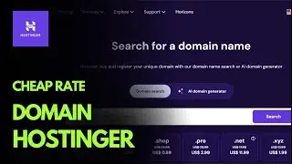 How to get domain for your website | Hostinger get domain | Technical BN