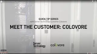 Servertech Quick Tips Video Series - Introduction