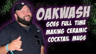 Oakwash Goes Full Time Making Ceramic Cocktail Mugs | 13 Nights of Tiki Frights | Season 1 | Ep. 8