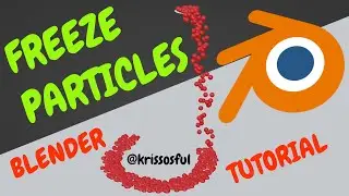 How to freeze vertices in Blender#tutorial #vertices #particles #cg #blendertutorial