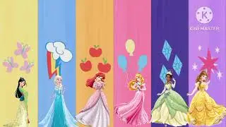 Mlp my cutie Mark Is Telling Me AS Disney Princess Lyrics (Nane six) #MLP #Disney 