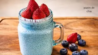 🌿🍏Pudín de Chía Saludable | Con Kéfir, Frutas y Sin Azúcar