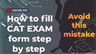 CAT 2025 Registration |How To Fill CATExam Form |Step By Step Guide |AvoidThese Mistakes!!