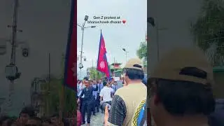 GEN Z PROTESTS AT BHANUCHOWK DHARAN NEPAl