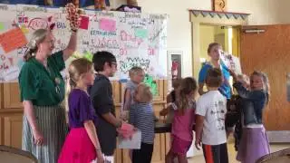 Dagis barn g&ouml;r matpresentation 2016