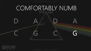 Comfortably Numb (first solo) : Backing Track
