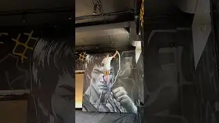 Graffiti PORTRAIT Bruce Lee | Spray paint | Art | Граффити потрет Брюса Ли