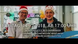Laden Er&ouml;ffnung und Einladung Weihnachtsfest Fahrwangen