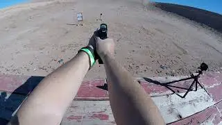 G47, Zeroing the HS 407CO, some steeling shooting.  Great, so far.