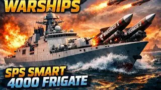 SPS Smart 4000 Frigate Gameplay | BrahMos 2 Missile Power 💥 Modern Warship Combat | Gaming Diaries