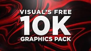 Visual's 10,000 Subscriber FREE Photoshop Graphics Pack! (w/Giveaway)