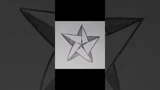 #3d #3d easy star drawing.#optical illusion#easy