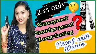 Moraze London Eyeliner || Full Review with Demo || Waterproof test || Alisha Dash