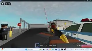 Playing as the secret service counter assault team in police rai simulator.