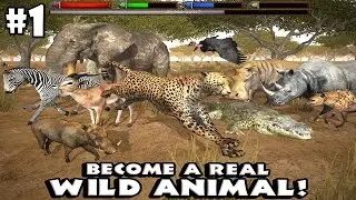 Ultimate Savanna Simulator By Gluten Free Games - Android/iOS - Gameplay Part 1