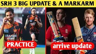 Srh 3 good news | srh net practice 2023 | srh 2023 | srh | srh update | srh team 2023