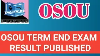OSOU results 2022।। osou term end result।। osou result।। osou exam result published।।