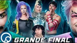 REAGINDO A FINAL DO CORRIDA DAS BLOGUEIRAS 7 AO VIVO - QUEM LEVA A COROA DE COLA QUENTE?