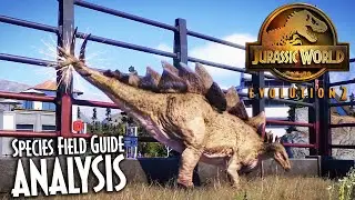 Stegosaurus Species Field Guide analysis | Jurassic World Evolution 2