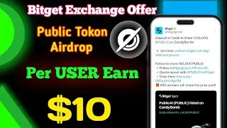 Bitget Exchange Camping Live || Public Token Reward Distribution || FARHAN Online