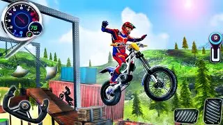 Motor Bike Impossible Mega Ramp Simulator 3D //Bike Racing Motocross Games 2025 🏍️