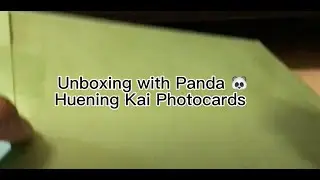 [ASMR] Unboxing with Panda: Huening Kai Photocards!