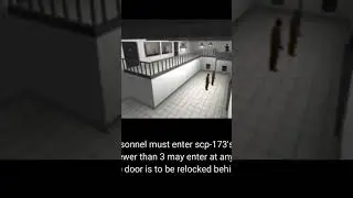SCP-173 Special Containment Procedures #scp