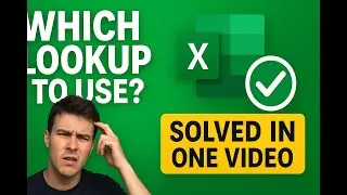Part-468: Excel Lookups in One Video VLOOKUP, Reverse VLOOKUP, INDEX MATCH, XLOOKUP & FILTER